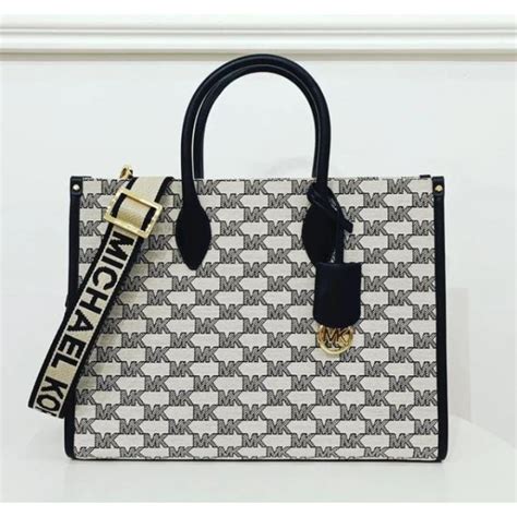 Mirella Medium Logo Tote Bag .